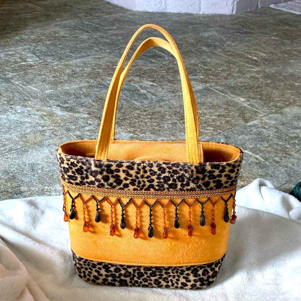 Cute suede handbag